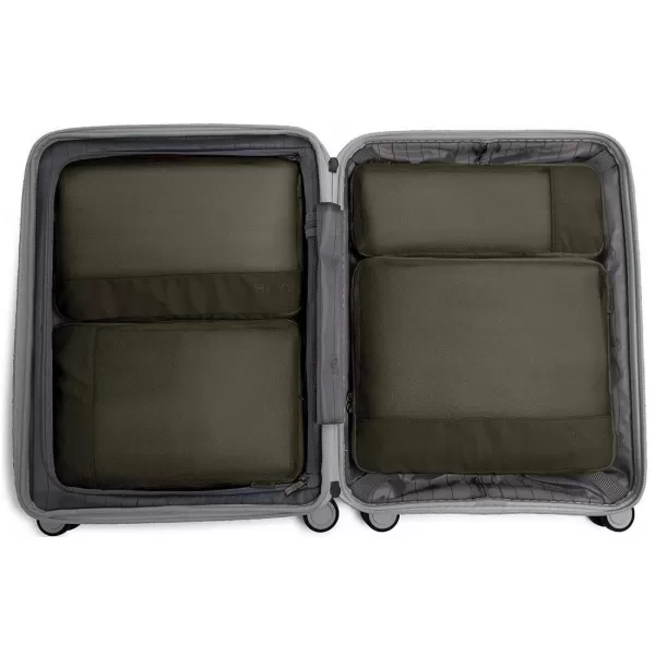  Bőrönd HEYS Ecotex Packing Cube 5 Pc Set ZÖLD MOHA 