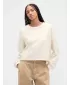 Női pulóver GAP LOGO SWEATSHIRT 799277-02 FEHÉR VITORLA