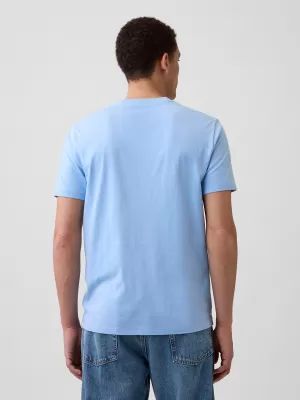 Férfi póló GAP LOGO TEE 856659-53 SZÉL KÉK