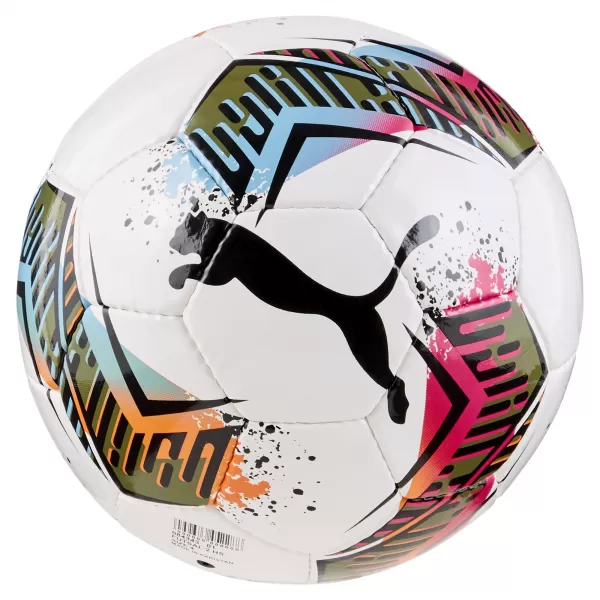  Edző bál PUMA FUTSAL 2 HS 084343-01 FEHÉR/GRÁNÁT RÓZSA/POROS AQUA 