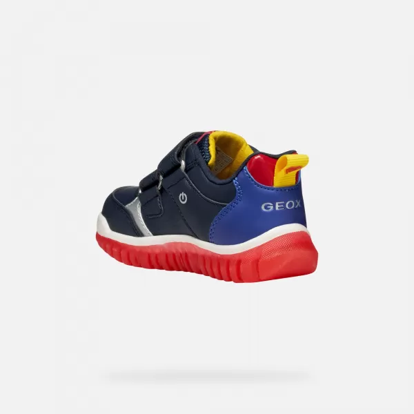  Fiúk első lépései GEOX LIGHTYLOO B565ZB000BCC4226 SÖTÉTKÉK 