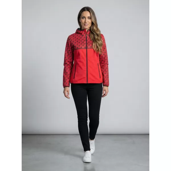  Női prémium softshell kabát ALTISPORT VOJ/ALW048JACK01 PIROS 