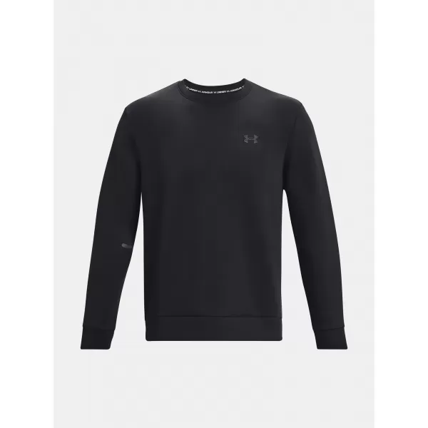  Férfi pulóver UNDER ARMOUR UA UNSTOPPABLE FLC CREW 1381688-001 FEKETE 