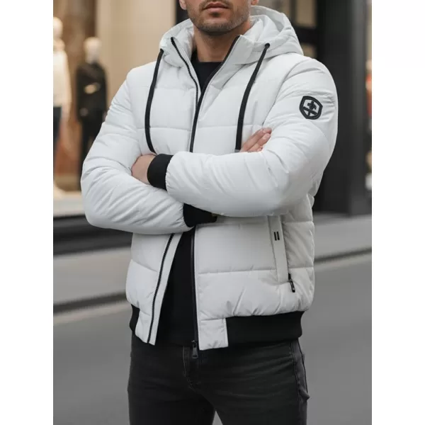  Férfi dzseki DSTREET TX5096 FEHÉR 