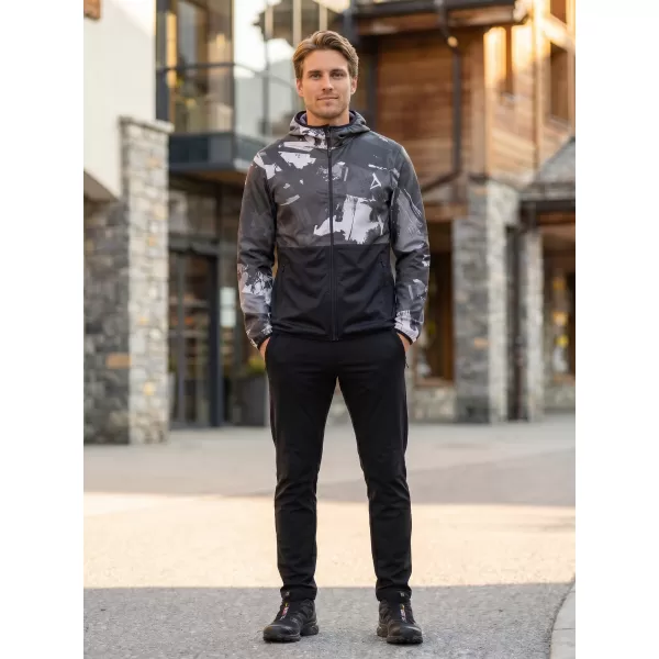  Férfi prémium softshell kabát ALTISPORT VOJ/ALM125JACK01 MASZK/BLK 