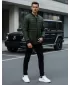 Férfi dzseki DSTREET TX2211A ZÖLD
