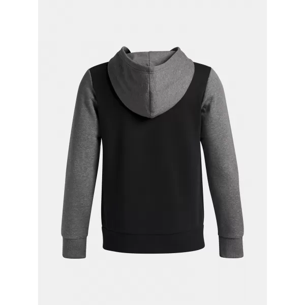  Fiú pulóver UNDER ARMOUR UA RIVAL FLC CBLCK GRPHC HD 6004994-001 FEKETE 