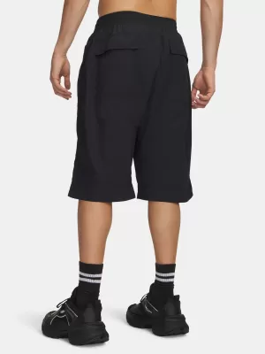 Férfi rövidnadrág UNDER ARMOUR UA HOOPS WOVEN SHORT 6011096-001 FEKETE