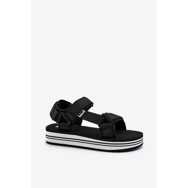  Női szandál LEE COOPER LCW-24-05-2753L FEKETE/FEHÉR 