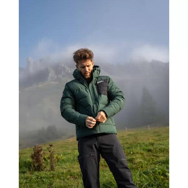  Férfi téli kabát NORDBLANC BRAMBLE NBWJM8258 SÖTÉTZÖLD 