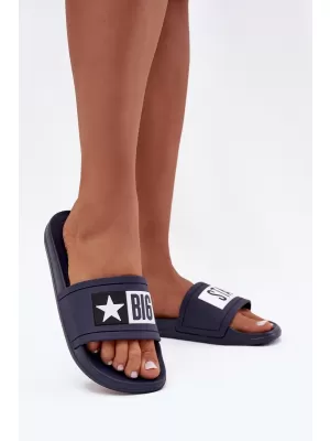 Női papucsok BIG STAR DD274A265 BLUE Big Star Shoes