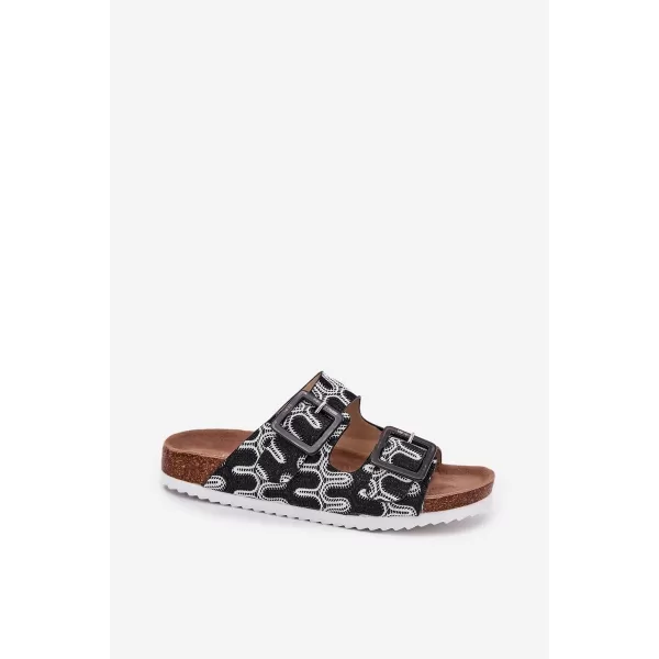  Női papucs S.BARSKI RB51-006 FEKETE 