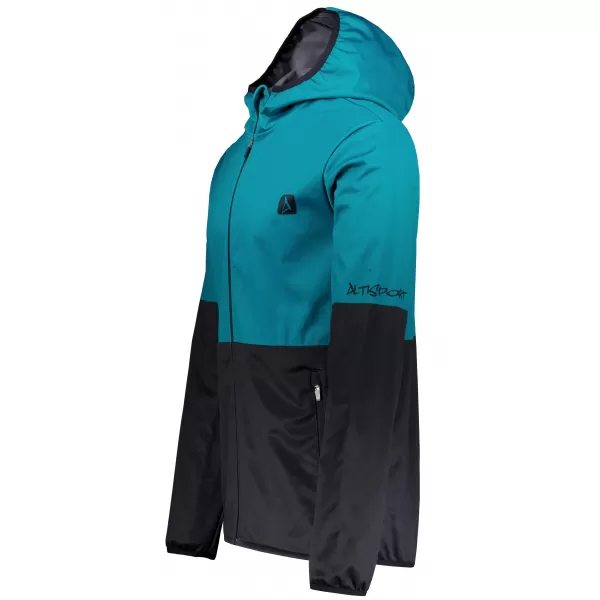  Férfi prémium softshell kabát ALTISPORT VOJ/ALM051JACK01 KEROZIN/FEKETE 