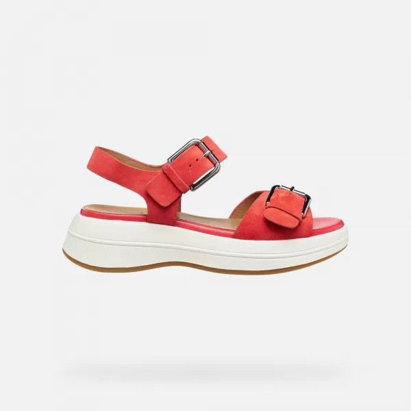  Női szandál GEOX SPHERICA ECUB-3 S G012855 PIROS 