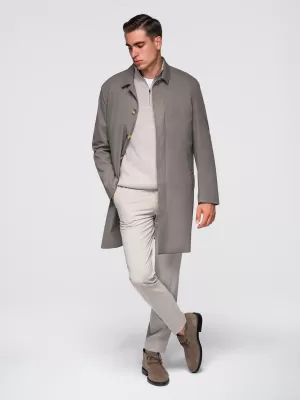 Férfi kabát OMBRE OM-COLC-0139 HAMU