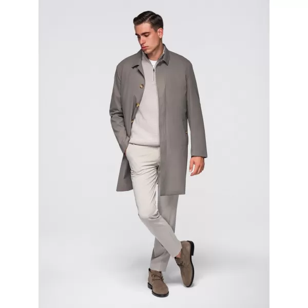  Férfi kabát OMBRE OM-COLC-0139 HAMU 
