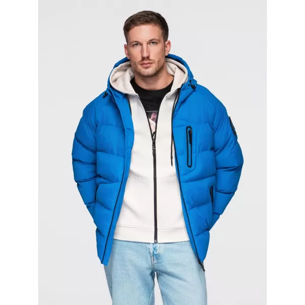  Férfi dzseki OMBRE OM-JAHP-0302 KÉK 