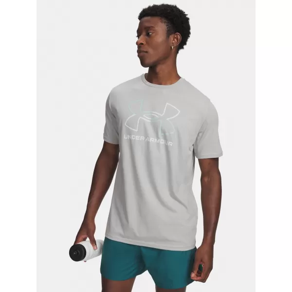  Férfi póló UNDER ARMOUR UA GL FOUNDATION UPDATE SS 1382915-069 SZÜRKE 