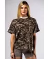 Laza szabású POWER 894 LIGHT BROWN CAMO Nebbia póló