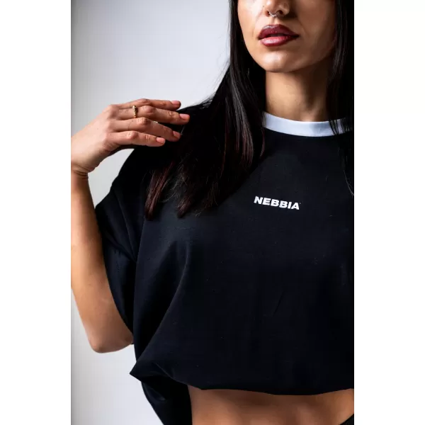  Laza szabású POWER 894 BLACK Nebbia póló 
