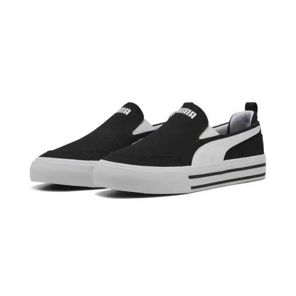  Csizma PUMA COURT CLASSIC VULC SLIPON 400216_02 PUMA FEKETE/PUMA FEHÉR 