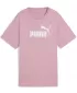 Női póló PUMA ESS NO. 1 LOGO RELAXED TEE 684970-65 KIEGYENSÚLYOZOTT RÓZSASZÍN