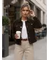 Női kabát DSTREET TY5583 BARNA
