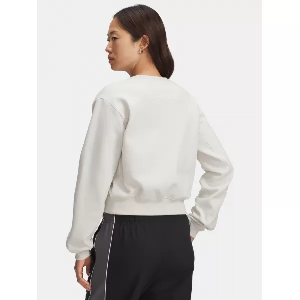  Női pulóver UNDER ARMOUR UA ICON VIDA FLC CREW FEHÉR 
