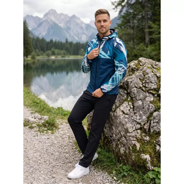  Férfi prémium softshell kabát ALTISPORT VOJ/ALM039JACK01 SÖTÉTKÉK 