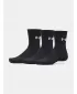 Zokni UNDER ARMOUR PERFORMANCE COTTON 3P CRW 6009685-008 FEKETE