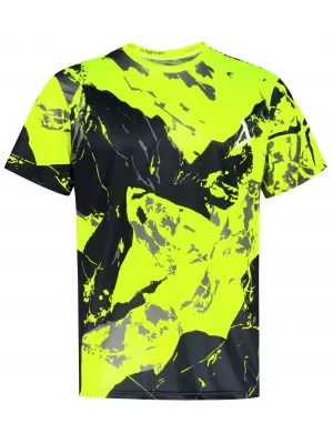 Prémium férfi póló ALTISPORT VOJ/ALM131TR01 FLUO SÁRGA/FEKETE