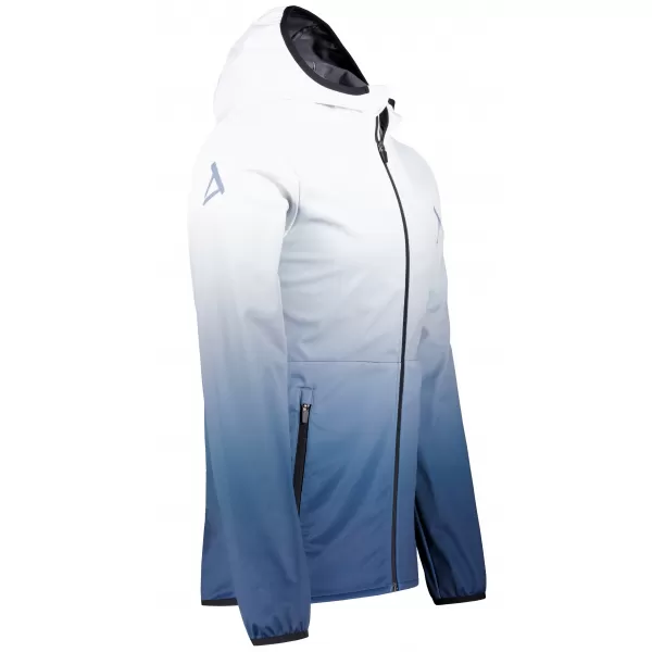  Férfi prémium softshell kabát ALTISPORT VOJ/ALM126JACK01 SÖTÉTKÉK/FEHÉR 