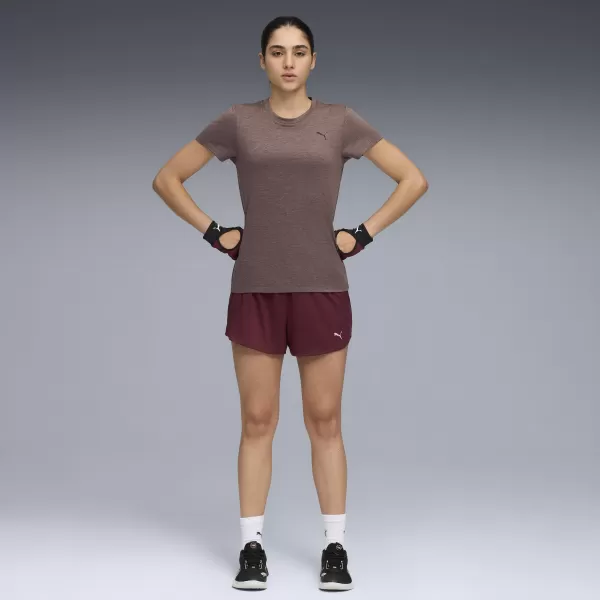  Női póló PUMA W TAD ESSENTIAL HEATHER TEE 525891-88 MAZSOLA HANGA 