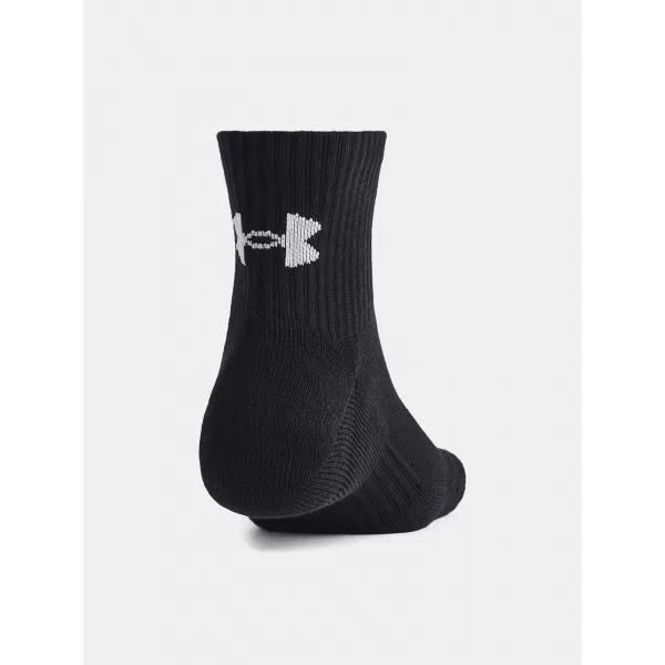  Zokni UNDER ARMOUR UNISEX UA TC QTR (3 PÁRY) 1386372-001 FEKETE 