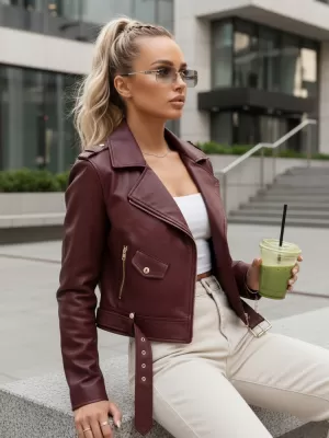 Női kabát DSTREET TY5649 BURGUNDIA