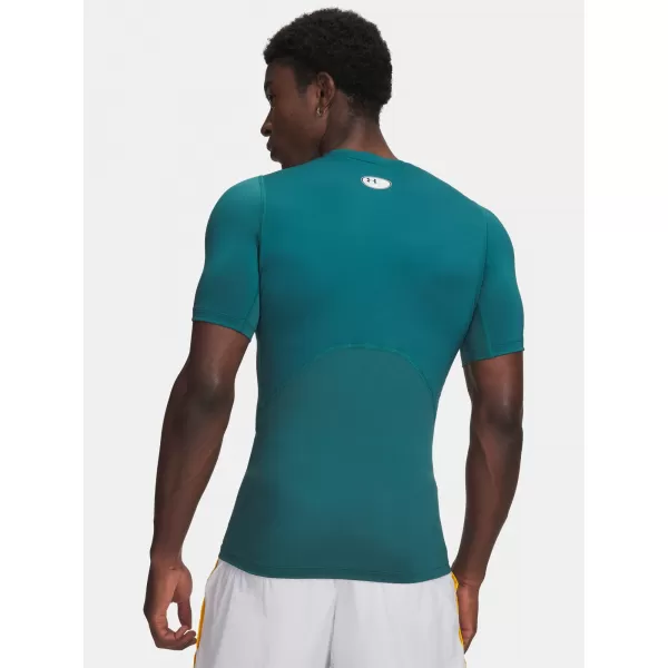  Férfi póló UNDER ARMOUR UA HG ARMOUR COMP SS ZÖLD 