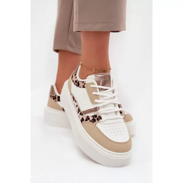  Női tornacipő BIG STAR SS274357 WHITE/BEGE Big Star Shoes 