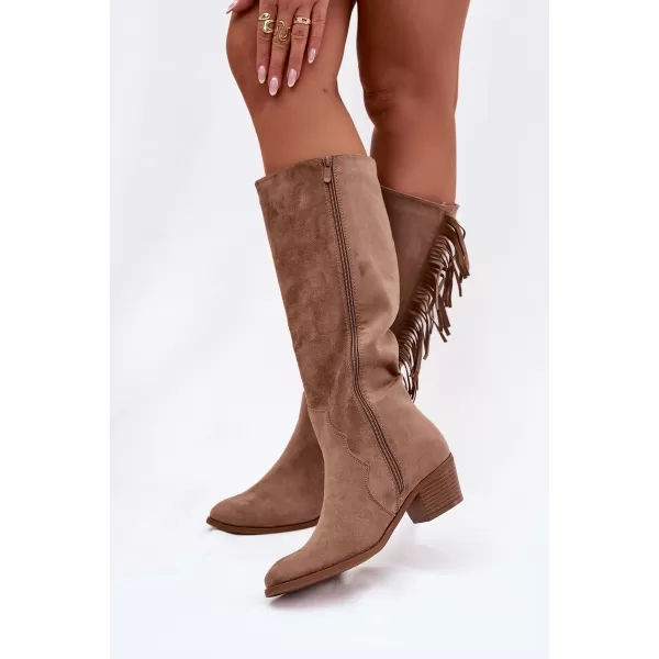  Női csizma BOTO FIRLINA 40921 KHAKI 