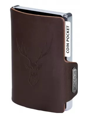 Pénztárca MONDRAGHI Silhouette Classic Deer BARNA
