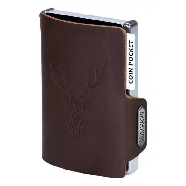  Pénztárca MONDRAGHI Silhouette Classic Deer BARNA 