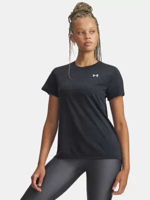 Női póló UNDER ARMOUR TECH PIXELATE SSC 6012302-001 FEKETE