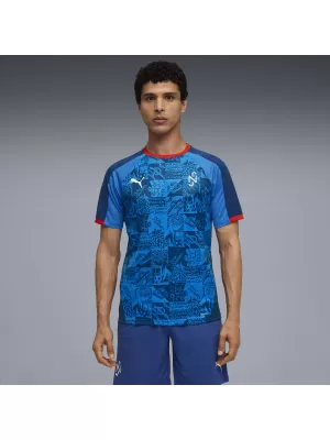 Férfi funkcionális póló PUMA NEYMAR JR PLAYMAKER JERSEY 660314-10 BLAZING BLUE/ LÁNGOLÓ KÉK/PUMA FEHÉR/ULTRA