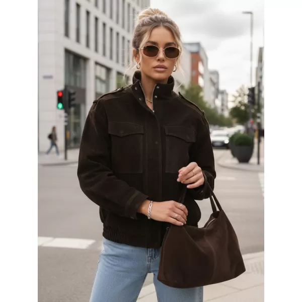  Női kabát DSTREET TY5577 BARNA 