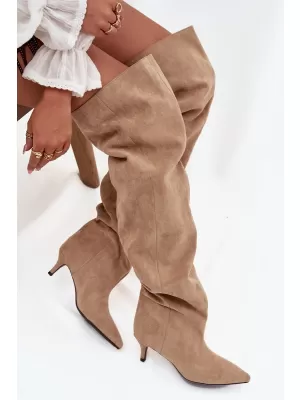 Női csizma BOTO YSOLIENNE 39874 KHAKI