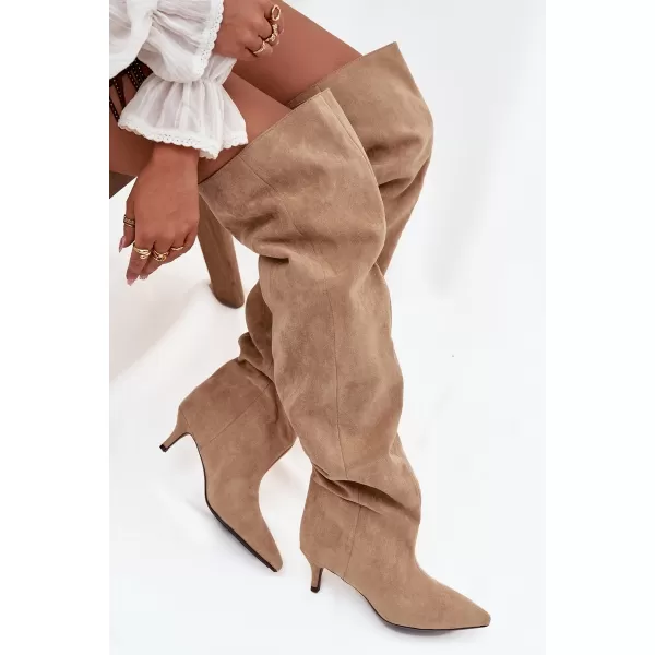  Női csizma BOTO YSOLIENNE 39874 KHAKI 