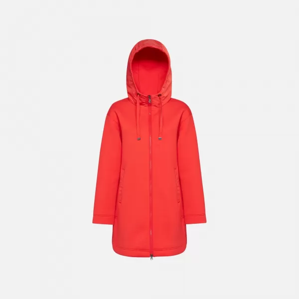  Női parka GEOX SWEATER G012427 PIROS 