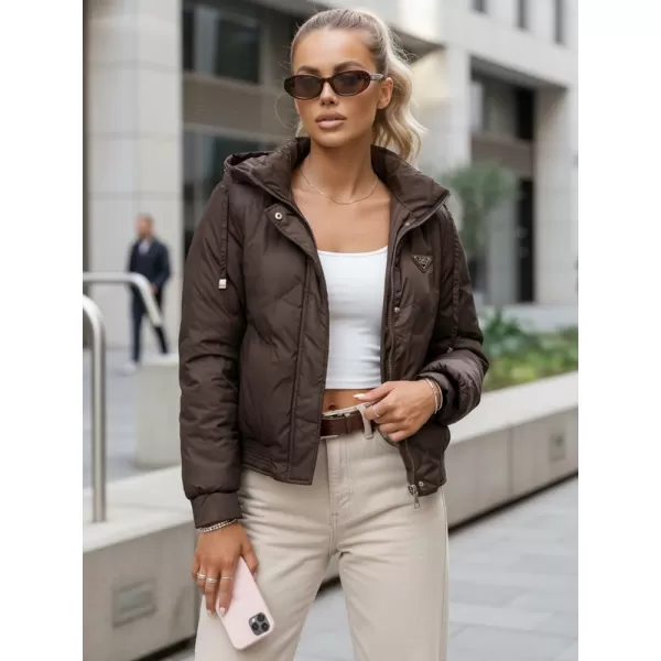  Női kabát DSTREET TY5669 BARNA 