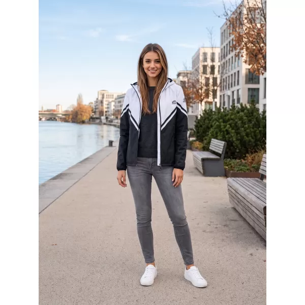  Női prémium softshell kabát ALTISPORT VOJ/ALW101JACK01 FEKETE-FEHÉR 