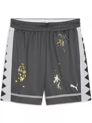 Férfi rövidnadrág PUMA PITP ALL JAWS 6.5" SHORT 632918-01 SÖTÉTSZÜRKE