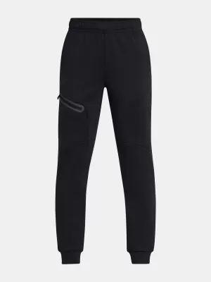 Fiú melegítőnadrág UNDER ARMOUR UA B UNSTOPPABLE FLC JOGGER 1386689-001 FEKETE